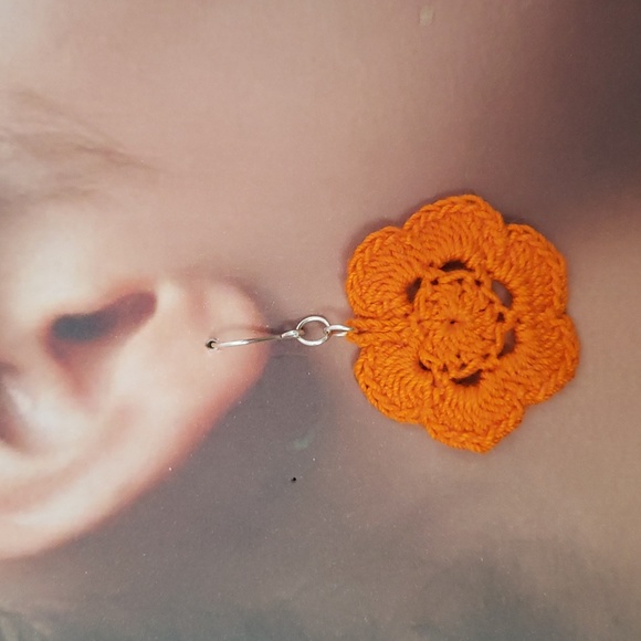 Earrings crochet handmade - Picture 6 of 6